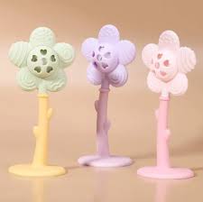 Flower Rattle in Pink